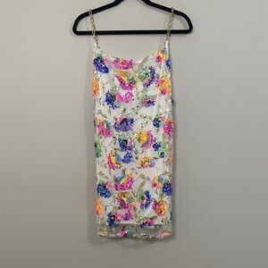 Colorful Sequin Mini Dress